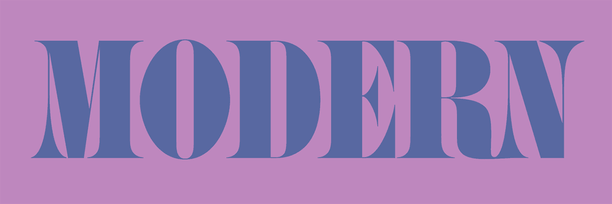 Modern Letter animated banner