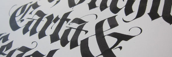 Calligraphy as visual communication